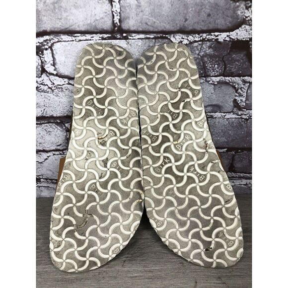 Betula Birkenstock Orange Leather Cork Strap Slide Sandals Women Sz 39EU/8.5M US - Picture 12 of 16